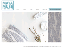 Tablet Screenshot of mayamusetextiles.com.au